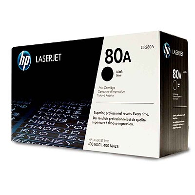 HP TONER CF280 A NEGRO 80A