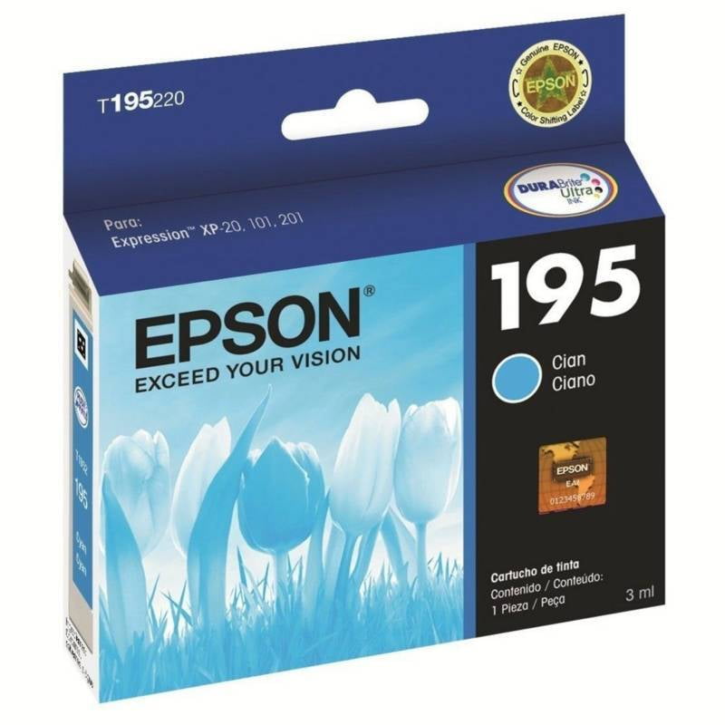 Tinta Epson 195 Cyan