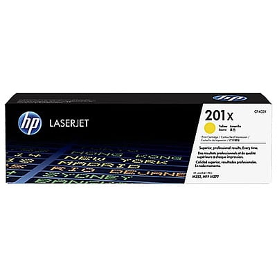 Toner HP 201X LaserJet CF402A Amarillo