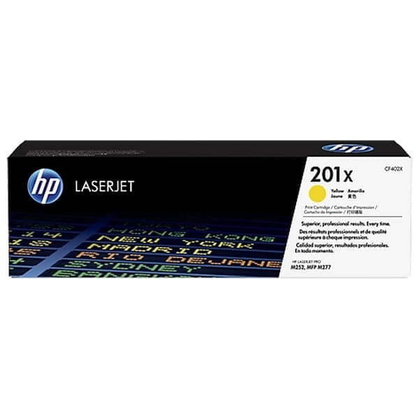 Toner HP 201X LaserJet CF402A Amarillo